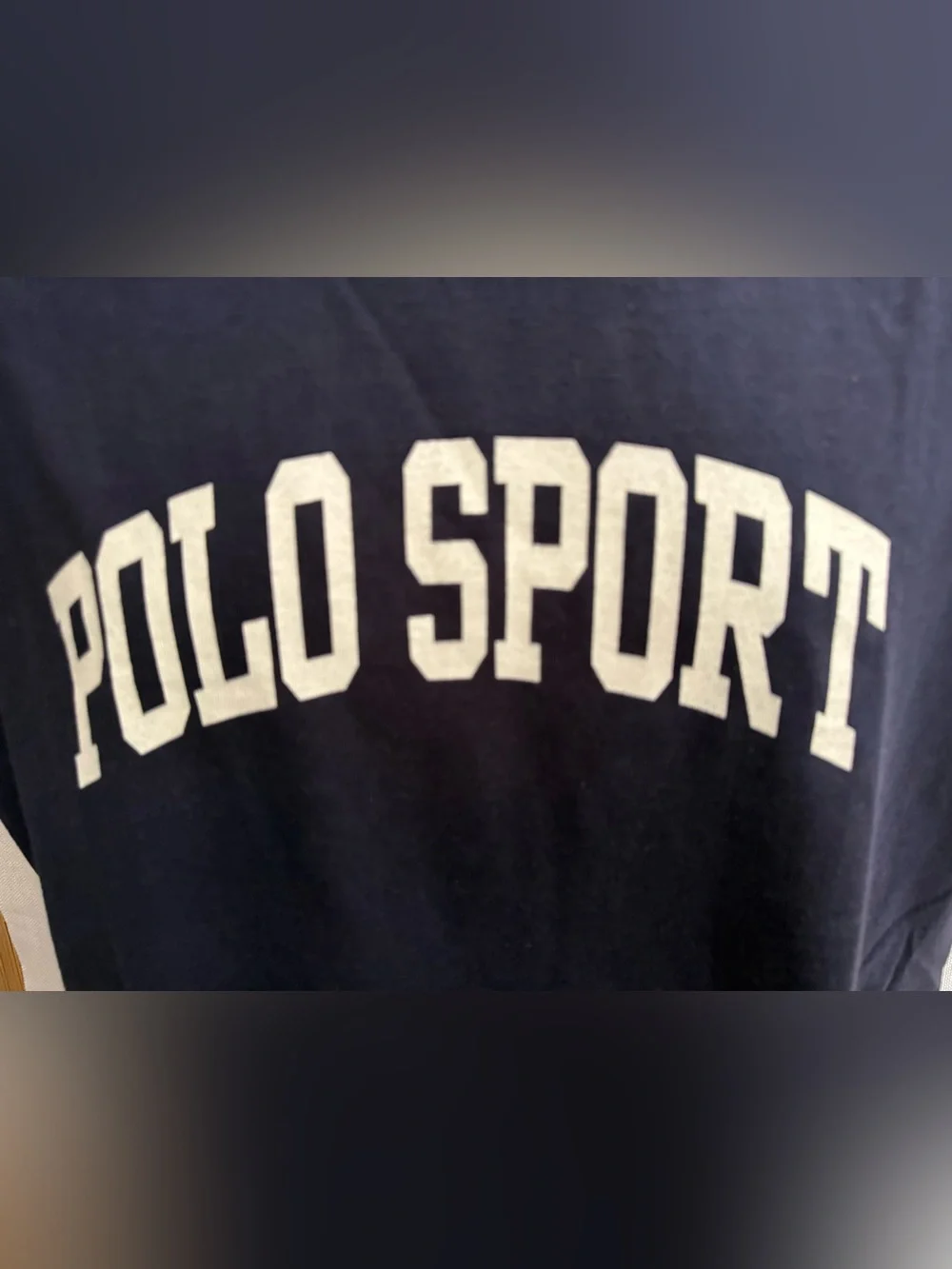 Ralph Lauren Polo Sport Navy Crewneck Tee with Tag - Picture 2 of 4